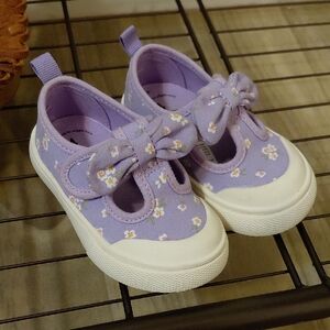 Wonder Nation Lavender Floral Sneakers